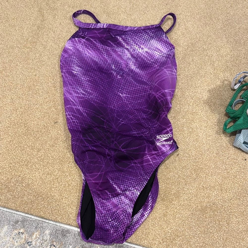 Speedo Vivid Purple Swimsuit